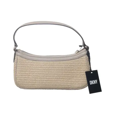 Skuldertaske (Beige) fra DKNY Læder, Polyester