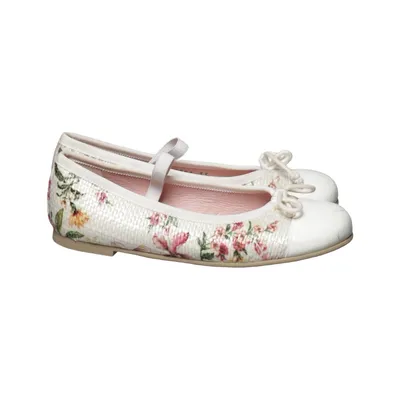 Ballet flats (White, Multicolored) from Pretty Ballerinas
