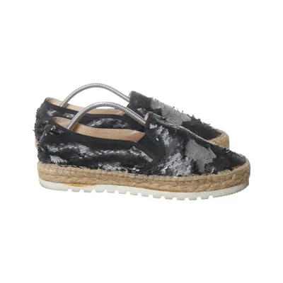 Espadrillos (Svart, Silverfärgad) från Macarena