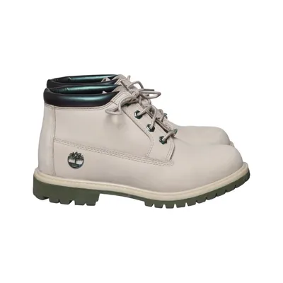 Laced boots (Beige) from Timberland Leather