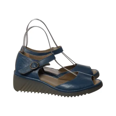 Chaussure compensées (Bleu) de Fly London