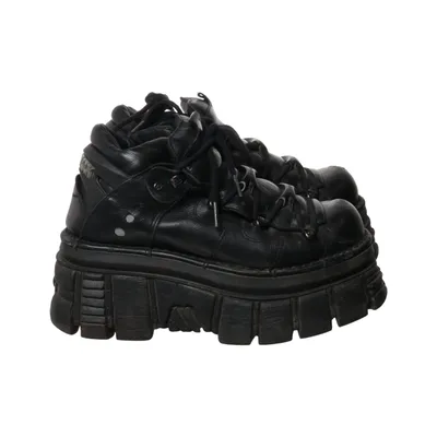 Laced boots (Black) from New Rock