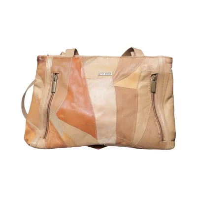Sac à bandoulière (Beige, Marron, Multicolore) de Stefano Cuir