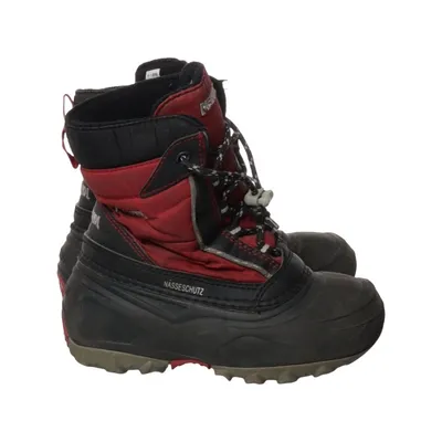 Hiking boots (Black, Red) from Meindl Leather