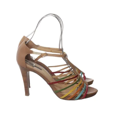 High heel sandals (Beige, Multicolored) from Belmondo