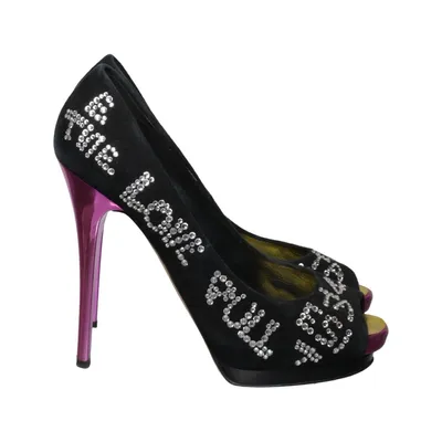 Pumps (Svart, Rosa) från Giuseppe Zanotti Skinn
