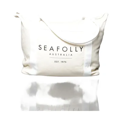 Strandtaske (Beige) fra Seafolly Bomuld