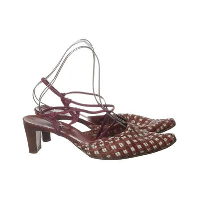 High heel sandals (Brown, Pink, White) from Maripe Leather