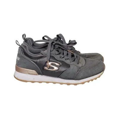 Trainers (Gray) from Skechers Leather