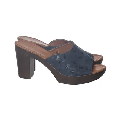 Mules (Blue, Brown) from Lasocki Leather