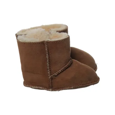 Baby booties (Brown) from Axelda Leather, Wool