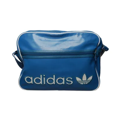 Training Bag (Blue, White) from Adidas Polyester, Polyurethane