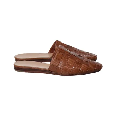 Mules (Brown) from Maliparmi Leather