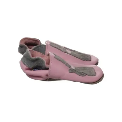 Baby booties (Pink, Gray) from Blue