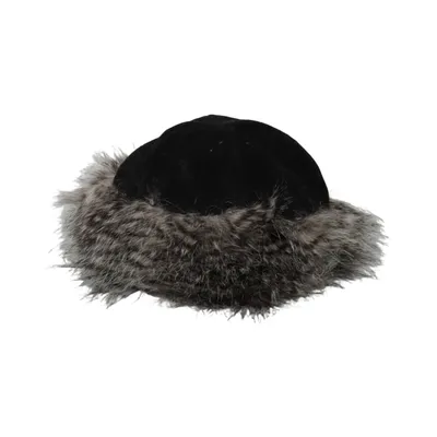 Buckethatt (Svart, Grå) från Alfredo Pauly Pälsimitation, Polyester