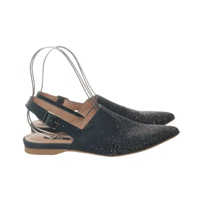 Ballerines (Bleu) de Zinda Cuir
