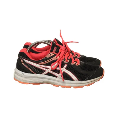 Running shoes (Orange, White, Black) from Asics