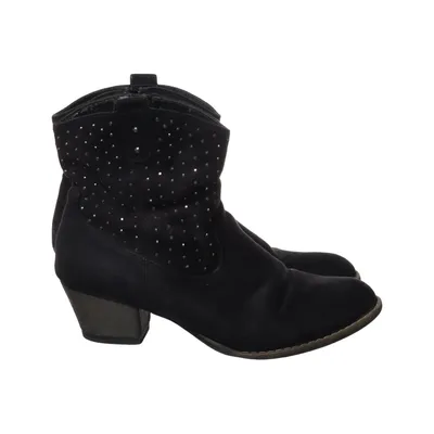 Heeled boots (Black) from Topy