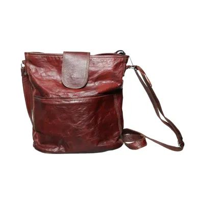 Shoulder-bag (Brown) from Gusti Leder