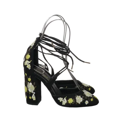 High heel sandals (Black, Multicolored) from Truffle Collection