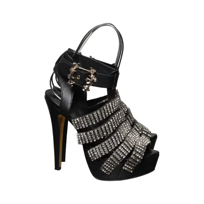 Højhælede sandaler (Sort, Sølv) fra Anna Dello Russo at H&M