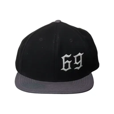 Baseball cap (Black, Gray) from Yupoong Polyester, Wool