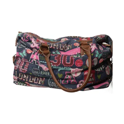 Shoulder-bag (Blue, Multicolored) from Accessorize Cotton, Polyester, Polyurethane