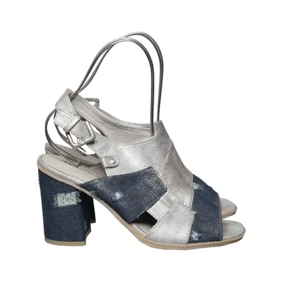 Sandaletter (Blå, Silverfärgad) från Mustang True Denim