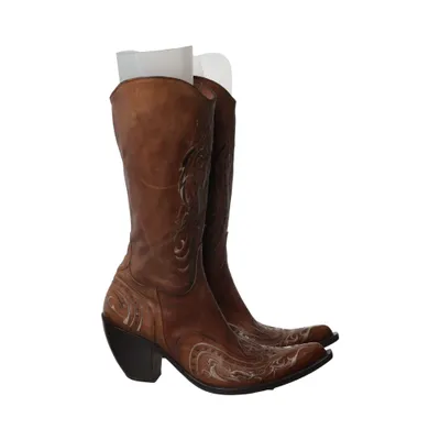 Bottes à talons (Noir) de Another A Cuir