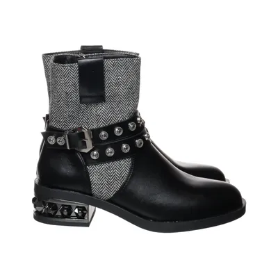 Ankle boots (Black, Gray) from Sergio Todzi