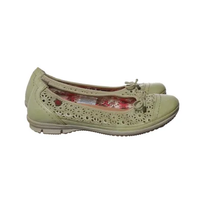Ballet flats (Green) from Hush Puppies Leather