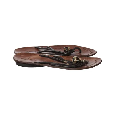 Flip-flops (Brown) from Miss Divine Leather
