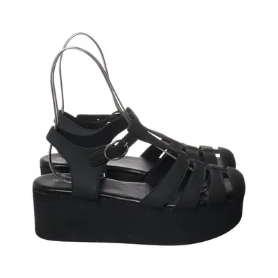 Wedges (Black) from Jeffrey Campbell Polyurethane