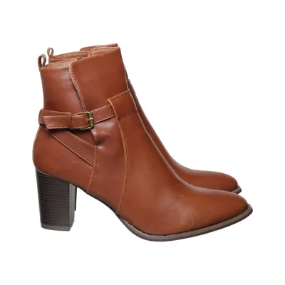Heeled boots (Brown) from Lily Shoes