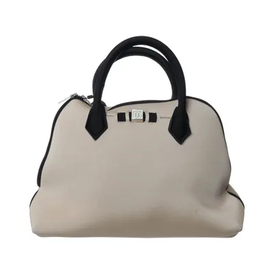 Handbag (Beige, Black) from Save My Bag