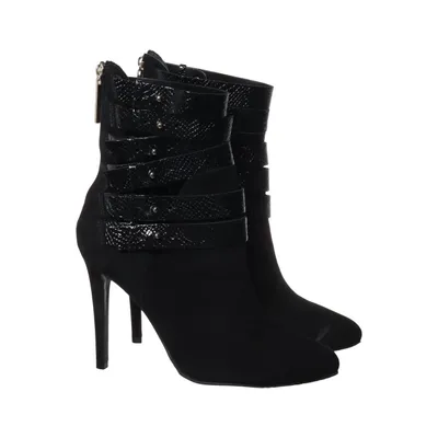 Bottes à talons (Noir) de Luz da Lua