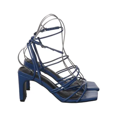 High heel sandals (Blue) from Rubi Faux leather, Polyurethane