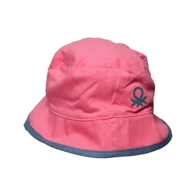 Bucket hat (Pink, Blue, White) from United Colors of Benetton Cotton