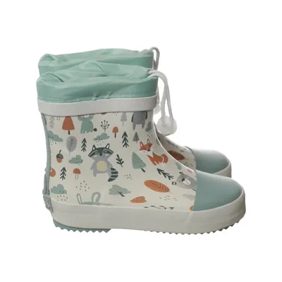 Låga gummistövlar (Vit, Flerfärgad) från Playshoes
