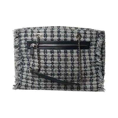 Skuldertaske (Blå, Hvid) fra Guess Bomuld, Polyester, Polyurethan