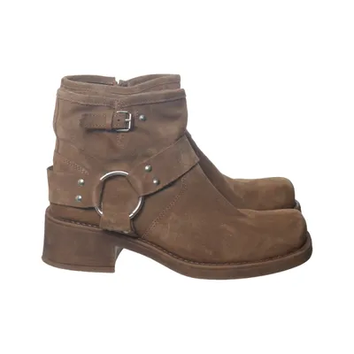 Ankle boots (Brown) from Cafe Moda