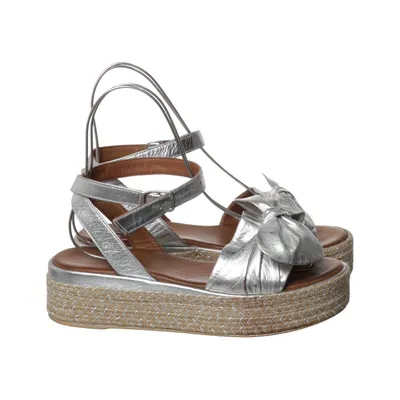 Wedges (Silver) from Inuovo Leather