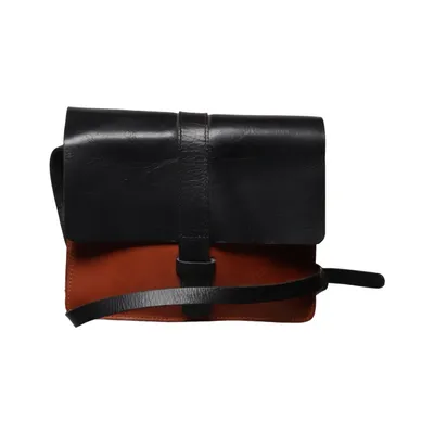 Skuldertaske (Sort, Brun) fra Zara Accessories Læder