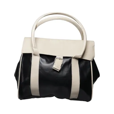 Handbag (Black, Beige)