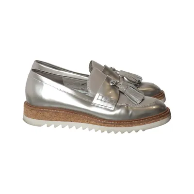 Loafers (Silver) from Maripe Leather