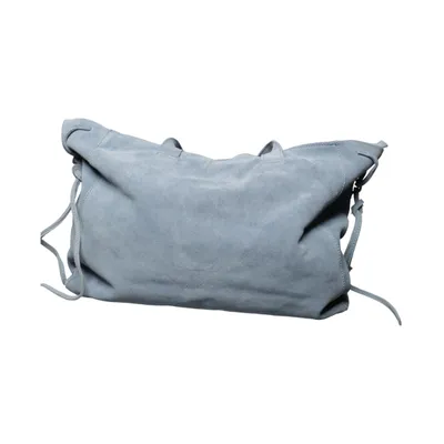 Sac à main (Bleu) de Mango Coton, Cuir
