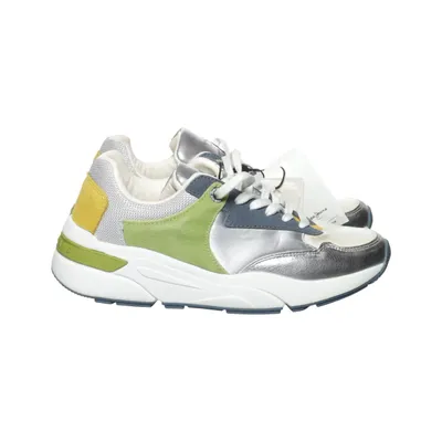 Træningssko (Sølv, Blå, Gul) fra Pepe Jeans Læder