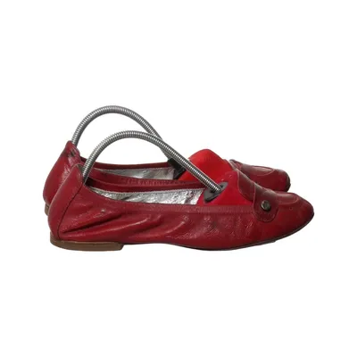 Ballerina's (Rood) van Lund & Lund Leer