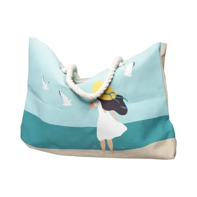 Beach bag (Blue, Multicolored)