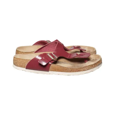 Teenslippers (Rood) van Birkenstock